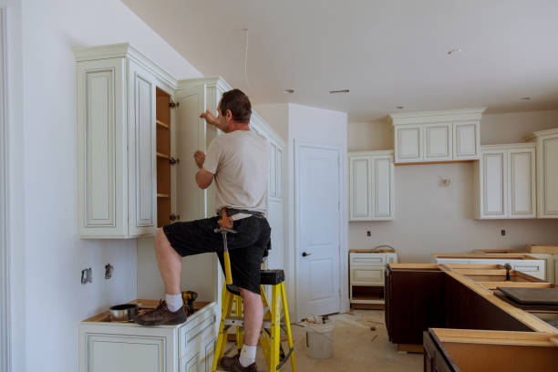 Open concept kitchen conversion in Columbus by JMT Kitchen Cabinet